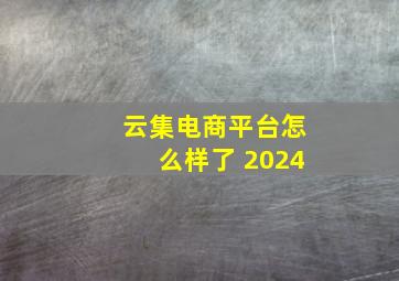 云集电商平台怎么样了 2024